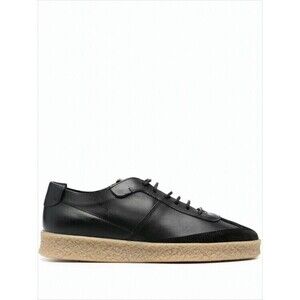 Buttero Low-Top Black Leather And Suede Sneakers - NWT